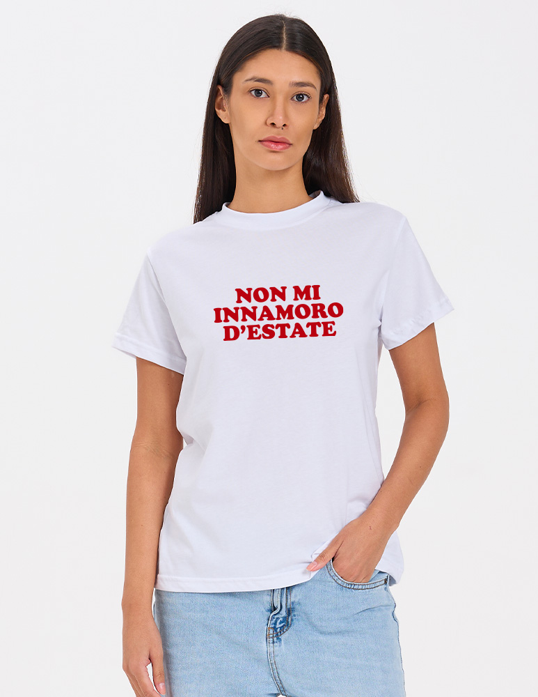 T-shirt "Non mi innamoro d'estate"